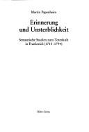 Erinnerung und Unsterblichkeit