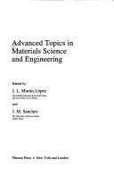 Advanced topics in materials science and engineering