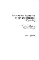 Information sources in urban and regional planning