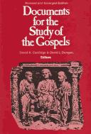 Documents for the study of the Gospels
