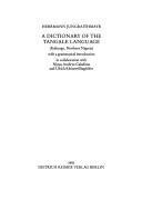 A dictionary of the Tangale language