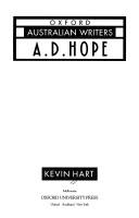 A.D. Hope