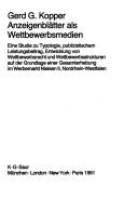 Anzeigenblätter als Wettbewerbsmedien