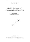 Wrocławskie studia z dziejów najnowszych