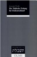 Die "Jüdische Zeitung für Ostdeutschland" 1924-1937
