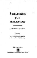 Strategies for argument