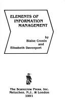 Elements of information management