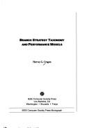 Branch strategy taxonomy and performance models