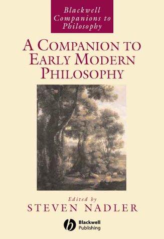 A Companion to Early Modern Philosophy