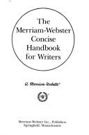 The Merriam-Webster concise handbook for writers