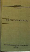 The Politics of editing