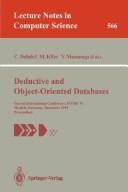 Deductive and object-oriented databases