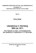 Liberalismus in Nürnberg 1800 bis 1871