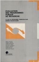 Evaluation des programmes publics de recherche
