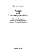 Nation und Literaturgeschichte