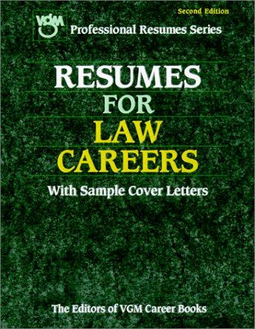Resumes for law careers