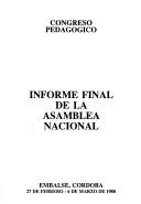 Informe final de la Asamblea Nacional