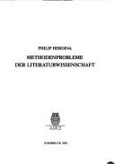 Methodenprobleme der Literaturwissenschaft