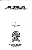 A socio-psychological study of student activists