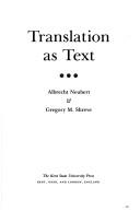 Translation as text