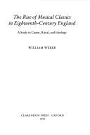 The rise of musical classics in eighteenth-century England