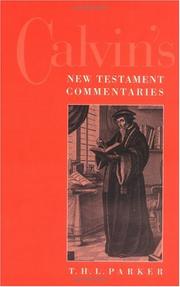 Calvin's New Testament commentaries