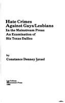 Hate crimes against gays/lesbians in the mainstream press
