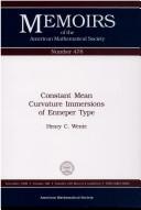 Constant mean curvature immersions of Enneper type