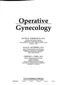 Operative gynecology