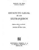 Estatuto legal de los extranjeros