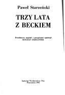 Trzy lata z Beckiem