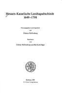 Hessen-Kasselische Landtagsabschiede, 1649-1798