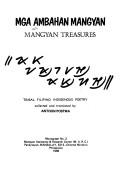 Mga Ambahan Mangyan = Mangyan treasures