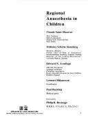 Regional anaesthesia in children