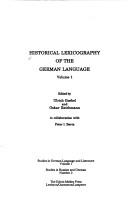 Historical lexicography of the German language