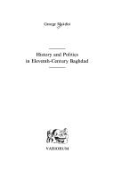 History and politics in eleventh-century Baghdad