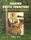 Making rustic furniture