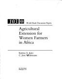 Agricultural extension for women farmers in Africa