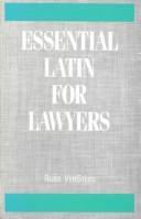 Essential Latin for lawyers