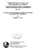 An analysis and evaluation of rules and policies governing OCS operations