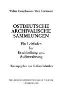 Ostdeutsche archivalische Sammlungen