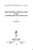 Philosophie et révélation dans l'itinéraire de Schelling