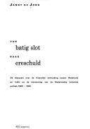 Van batig slot naar ereschuld