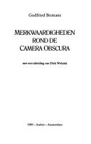 Merkwaardigheden rond de Camera obscura