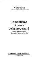 Romantisme et crises de la modernité