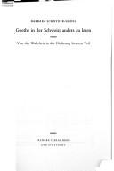 Goethe in der Schweiz