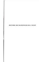 Histoire des Mandingues de l'Ouest