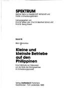 Kleine und kleinste Betriebe auf den Philippinen
