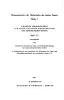 Die Weltanschaulichen und wirtschaftstheoretische Grundlagen der Agrartheorie im Marxismus-Leninismus