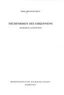 Frühformen des Erkennens